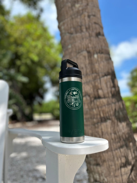 1 SanCap Life Logo Branded YETI 18oz Rambler