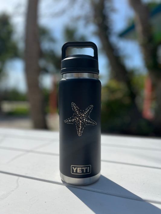 YETI SanCap Strong RAMBLER 26 oz Insulated Bottle (Black)